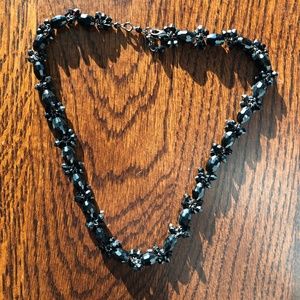 Black Beaded Necklace from Talbots
